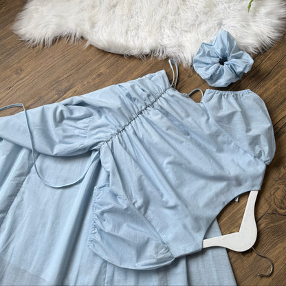 Gorgeous Puff Sleeve Cottagecore Summer Dress